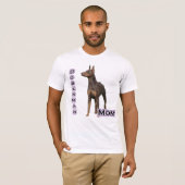 Rust Doberman Moeder 4 T-shirt (Voorkant volledig)
