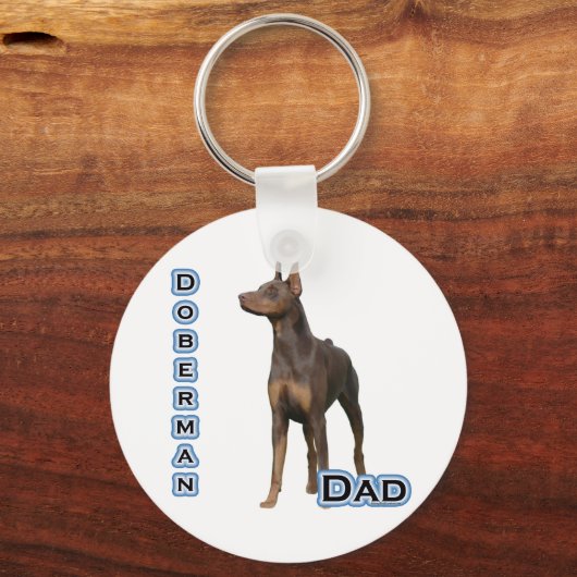 Rust Doberman Pap 4 - Sleutelhanger (Voorkant)