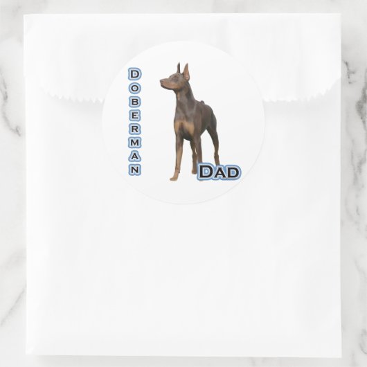 Rust Doberman Pap 4 - Sticker (Tas)