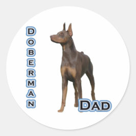 Rust Doberman Pap 4 - Sticker