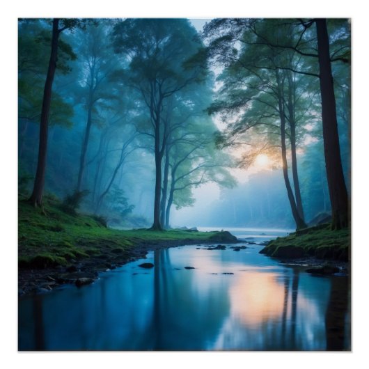Rust door de bocht perfect poster (Voorkant)