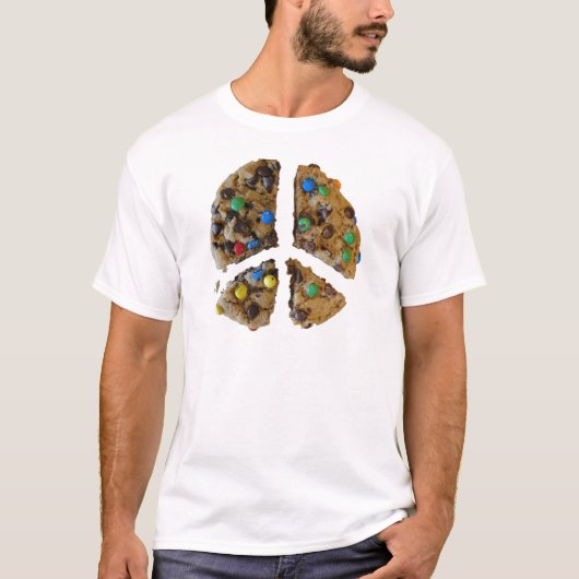 Rust door middel van cookies t-shirt (Voorkant)