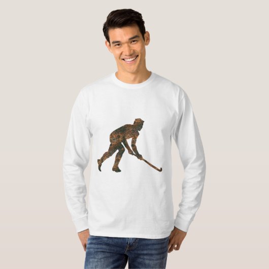 Rust drijfballhoes met lange T-shirt (Voorkant volledig)
