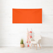 Rust & eenvoudig oranje getextureerde achtergrond spandoek (Insitu)
