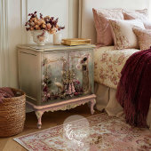 Rust Elegante Chinoiserie Portrait Parasol Tissuepapier