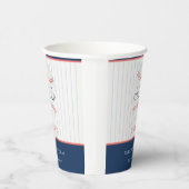 Rust elke zondag op onze kleine honkbal. papieren bekers (Rechts)