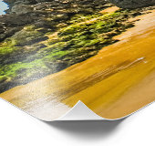 Rust en beweging bij Downhill Beach Foto Afdruk (Hoek)