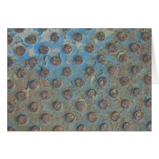 Rust en blauwe verf (Voorkant Horizontaal)