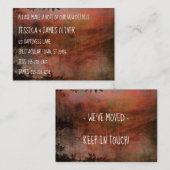 Rust en Brown Grunge We hebben Handout Kaart verpl Visitekaartje (Voorkant / Achterkant)