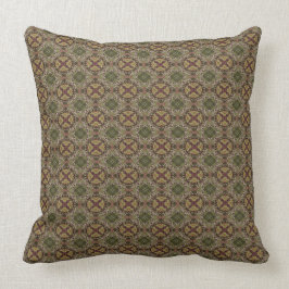 Rust en Green Patern Kussen