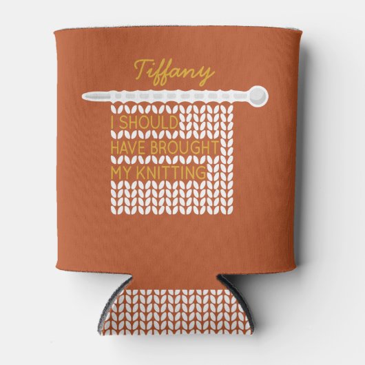 Rust en mosterd... had ik m'n kont moeten pakken. blikjeskoeler (Voorkant)