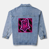 Rust en ontspan RNR Crowned 2.0 Denim Jacket (Achterkant)