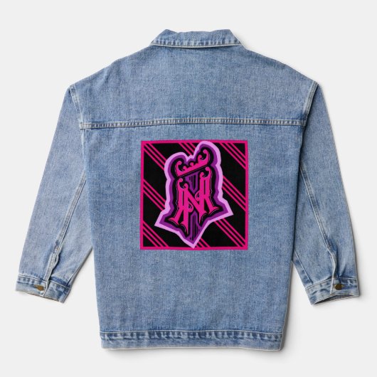 Rust en ontspan RNR Crowned 2.0 Denim Jacket (Achterkant)