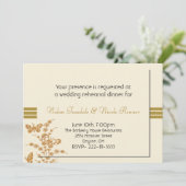 Rust-en-roestvlinderrepetitie Inbeluitnodiging Kaart (Staand voorkant)