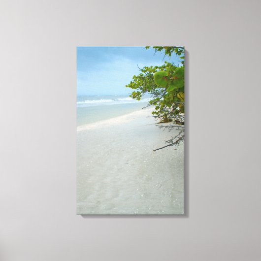 Rust en stilte op Sanibel Island Canvas Afdruk (Voorkant)