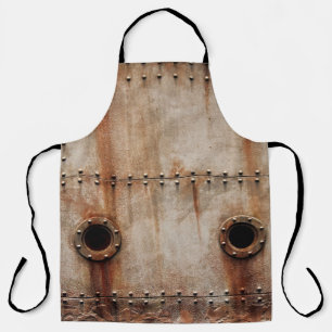 RUST EN TEXTUUR AAN DE METALE ZIJDEN VAN HET BORD  SCHORT