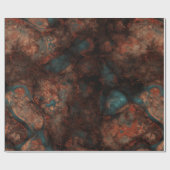 Rust en turkooissteen cadeaupapier (Vlak)