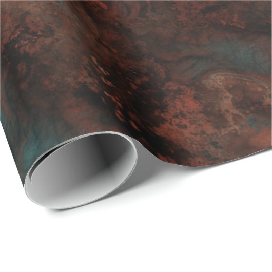 Rust en turkooissteen cadeaupapier (Rol Hoek)