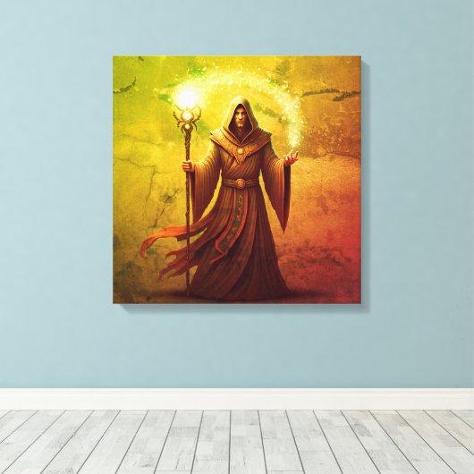 Rust, energie, nostalgie canvas afdruk (Insitu (Houten vloer))