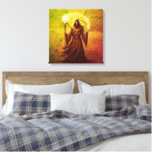 Rust, energie, nostalgie canvas afdruk (Insitu (Slaapkamer))