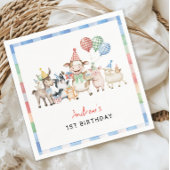 Rust Farm Dieren Kinderen Verjaardag Servet