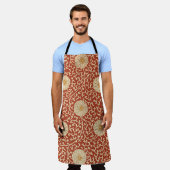 Rust Flowers All-Over Print Schort (Gedragen)