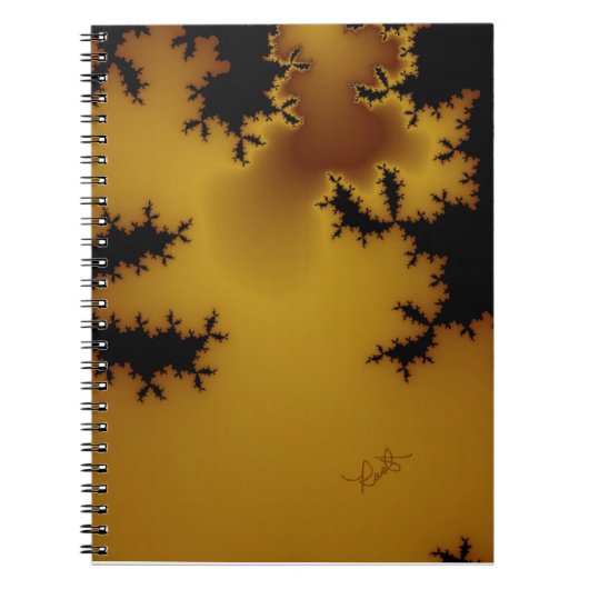 Rust Fractal art notitieboek (Voorkant)