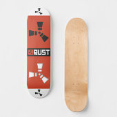 RUST Gamer Persoonlijk Skateboard (Voorkant)