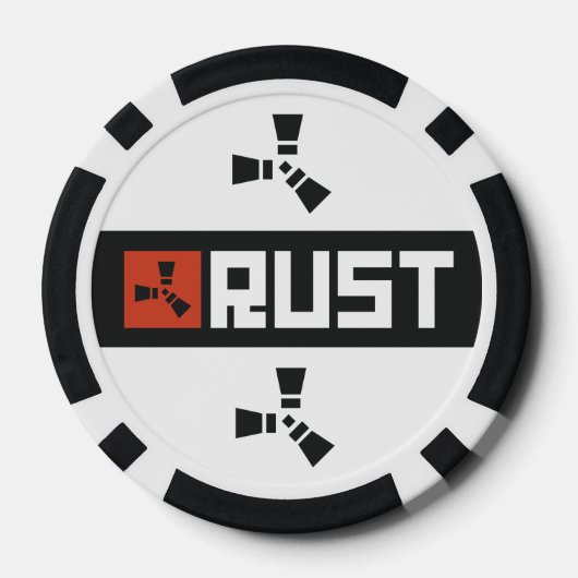 RUST Gamer Poker Chips (Achterkant)