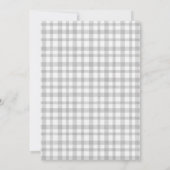 Rust geel herfst Herfst Landschap Plaid Verloving Kaart (Achterkant)