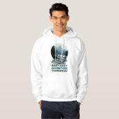 Rust Gemakkelijk Avontuur Morgen Camping Design Hoodie (Voorkant volledig)