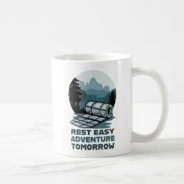 Rust Gemakkelijk Avontuur Morgen Camping Design Koffiemok