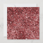 Rust Glitter Aqeeqah- Aqiqah- Moslim Uitnodiging (Achterkant)