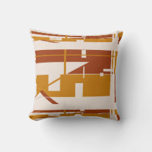 Rust Goud op Beige Horizontale Zuidwest Art Look