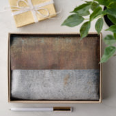 Rust & Grijze textuur Stadsdeeg Tissuepapier (Geschenk)
