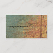 Rust Grunge Textured ARt Website Visitekaartje (Achterkant)