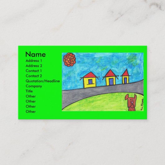 Rust had net Visitekaartje gehoord (Voorkant)