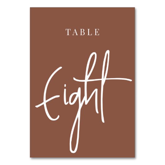 Rust Hand Scripting Table Acht Kaart (Achterkant)