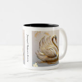 "Rust in beweging" Tweekleurige Koffiemok (Voorkant rechts)