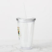 Rust in de Heer Bloemen Acryl Drinkbeker (Links)