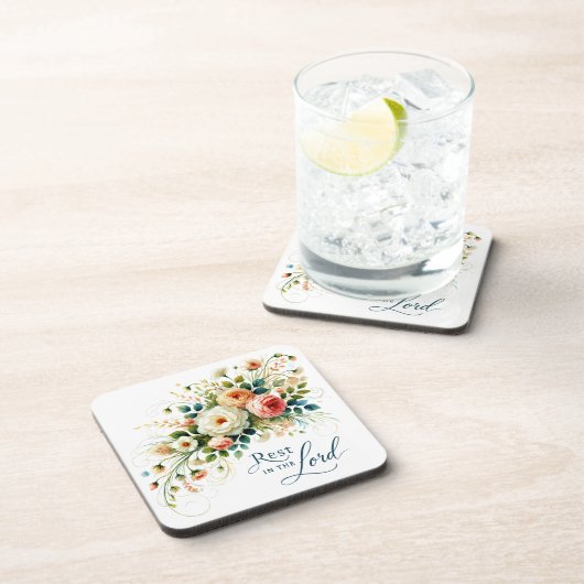 Rust in de Heer Bloemen Bier Onderzetter (Rechterzijde)