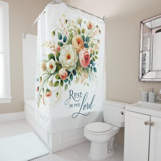 Rust in de Heer Bloemen Douchegordijn (In situ)