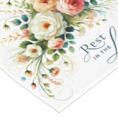 Rust in de Heer Bloemen Korte Tafelloper (Hoek)