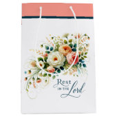 Rust in de Heer Bloemen Medium Cadeauzakje (Voorkant)