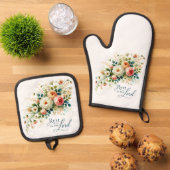 Rust in de Heer Bloemen Ovenwant & Pannenlap Set (Top down)