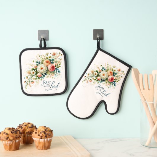 Rust in de Heer Bloemen Ovenwant & Pannenlap Set (Insitu(Ophanging))