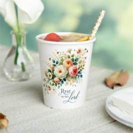 Rust in de Heer Bloemen Papieren Bekers