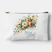 Rust in de Heer bloemenmonogram Etui (Voorkant)