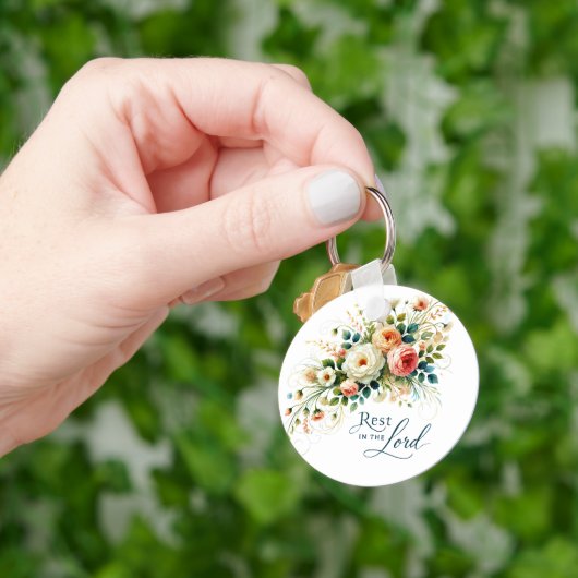 Rust in de Heer bloemrijk Sleutelhanger (Hand)