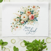 Rust in de Heer bloemrijk Theedoek (Gevouwen)